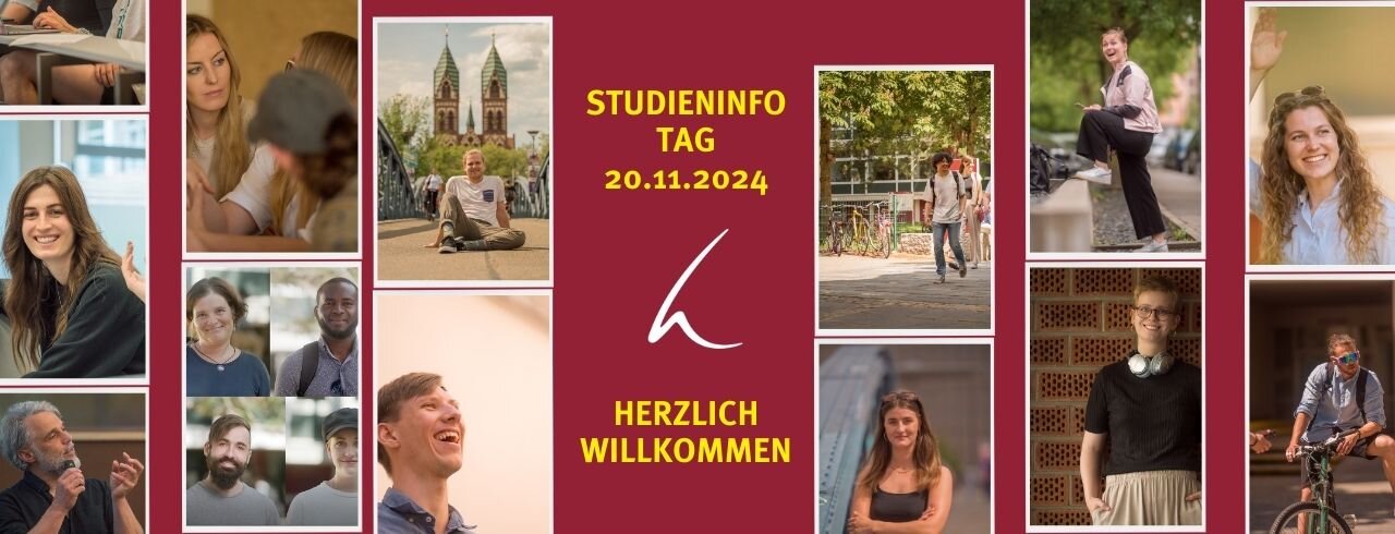 Studieninfotag - Collage aus vielen Studierenden der KH Freiburg